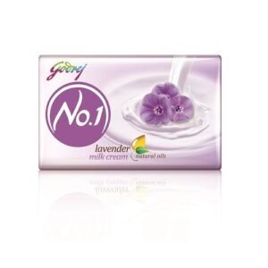 Godrej No.1 Bathing Soap - Lavender & Milk Cream, 63 g (Pack of 4)
