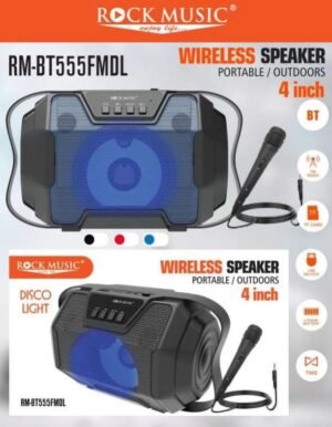 Rock Music Bluetooth Speaker 4 Inch