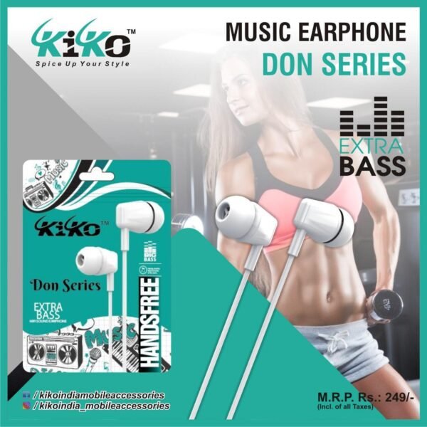Earphones KIKO *The Old Wine * Smile 3 New Packaging Available in Stock