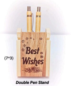 Wooden Pen Stand